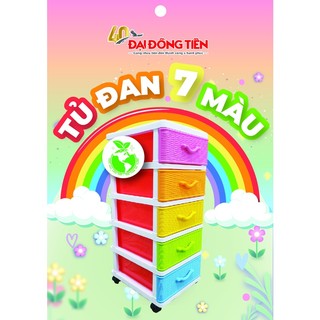Tủ đan 7 sắc cầu vồng