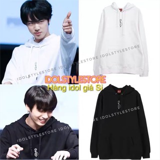 (Quà tặng kèm card ) Áo nỉ mũ hoôdie hoa Jungkook Jin BTS