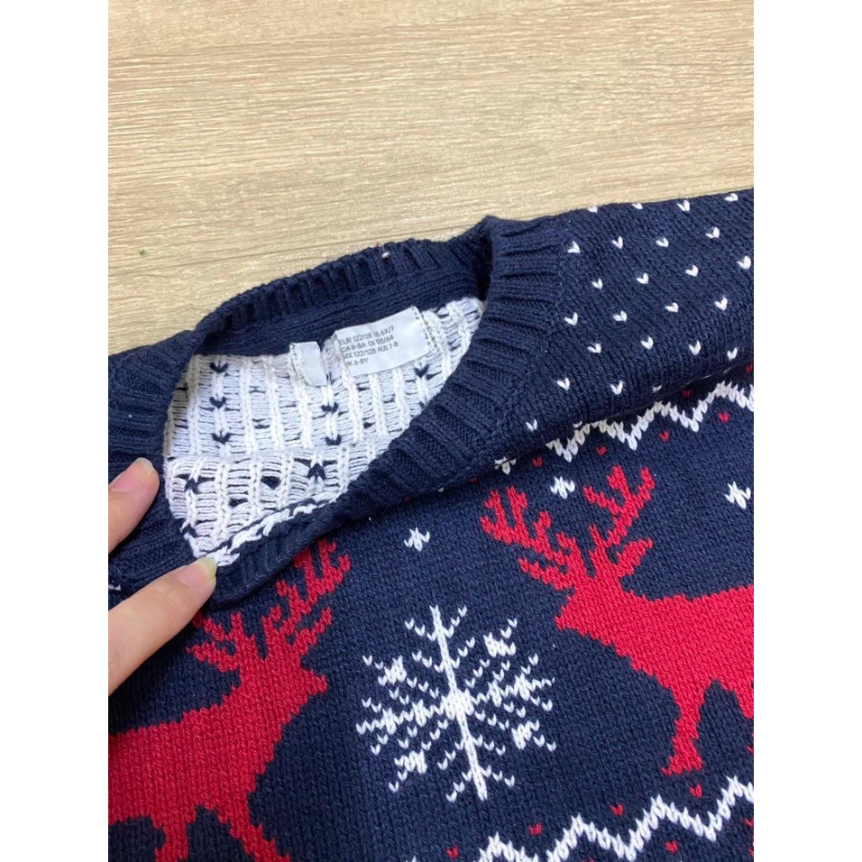 Áo len noel xuất xịn cho bé - HAANH VNXK