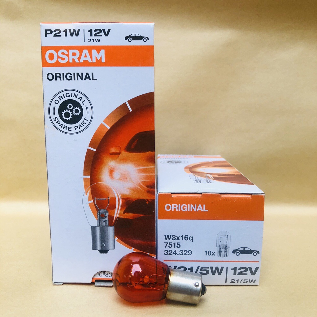 Bóng Đèn Xi nhan 1 Tim OSRAM Original PY21W 12V BAU15S