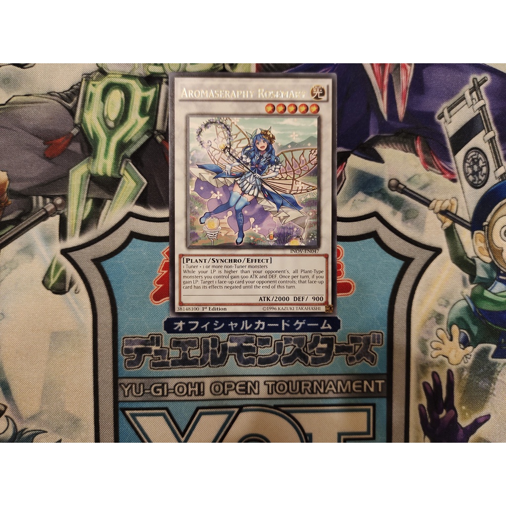 Thẻ bài Yugioh chính hãng Aromaseraphy Rosemary - INOV-EN047 - Rare 1st Edition