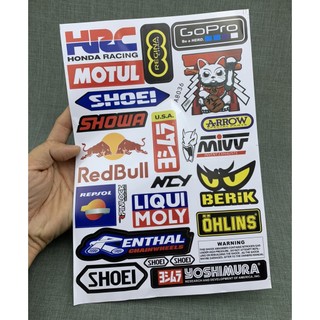 Tem Dán Xe Máy , Decal , Logo [ Mẫu 9 ]