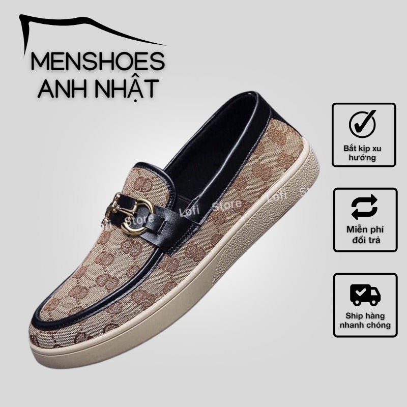 Giày Tây Lười Gucci, Hàng Đẹp Da Xịn Form Chuẩn Sang Trọng Kiểu Dáng Nhẹ Nhàng - Dễ Phối Đồ