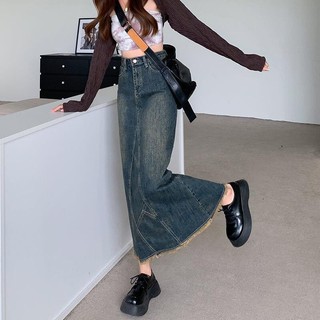 Chân váy  jean maxi cập nhật xu hướng trendy thịnh hành ( nhập mã voucher để nhận khuyến mãi)