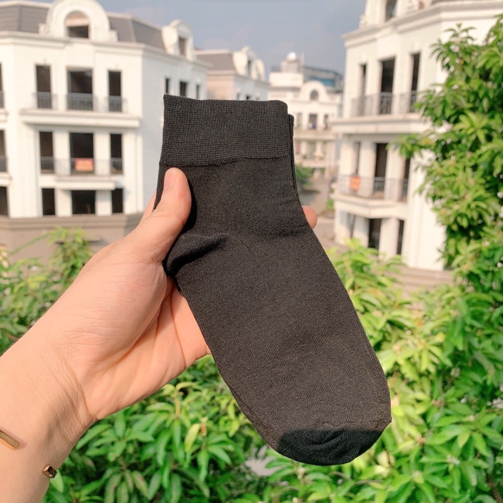 Tất Hàn cổ vừa, chất vải mềm dày thoáng khí , vớ nữ nam Unisex phong cách Hàn Quốc đa dạng màu sắc