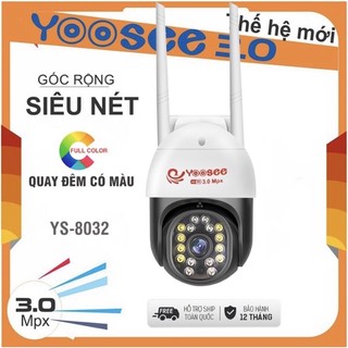 Camera ngoài trời ptz ys-8032 3.0mp, ban đêm có màu, xoay 360 độ