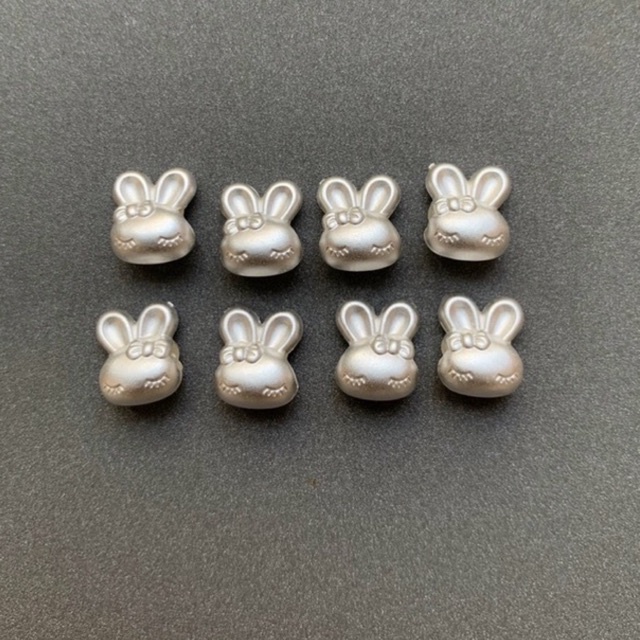 [GIÁ SỈ] Charm bạc thỏ con thắt nơ xinh xắn - PH245