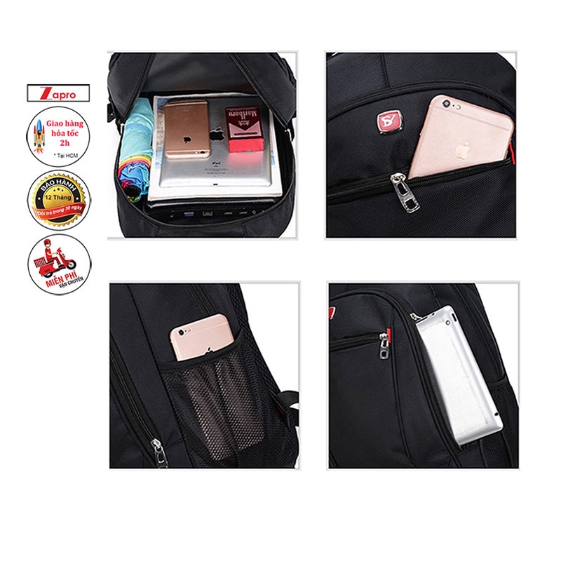 Balo Nam Nữ Cao Cấp Balo Đựng Laptop Balo Thời Trang Kiểu Dáng Hàn Quốc