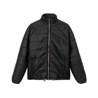Áo khoác chần bông đen tay dài - Black Puffer Jacket
