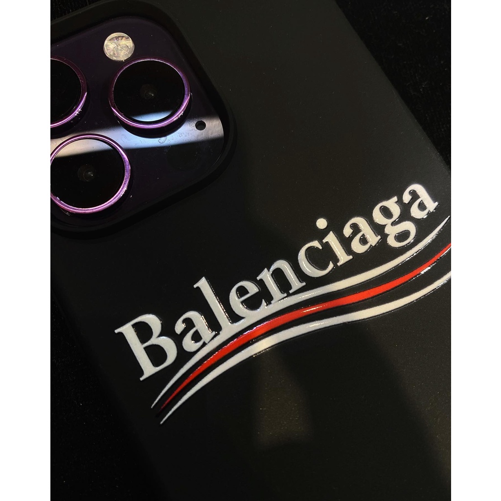 Ốp lưng Iphone BALENCIAGA monogram 15Promax, 12Promax, 13Promax, 14Pro, 14Promax