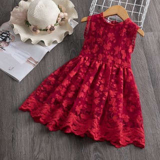 WFRV Kids Girl Summer Dress Princess Girls Birthday Party Dresses Child Girls  Costume