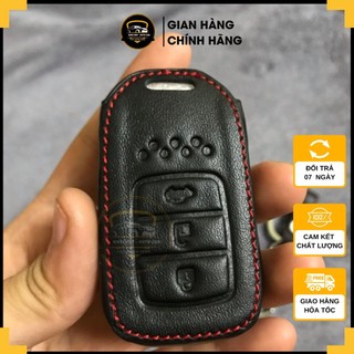 Ốp bao da chìa khoá honda civic crv