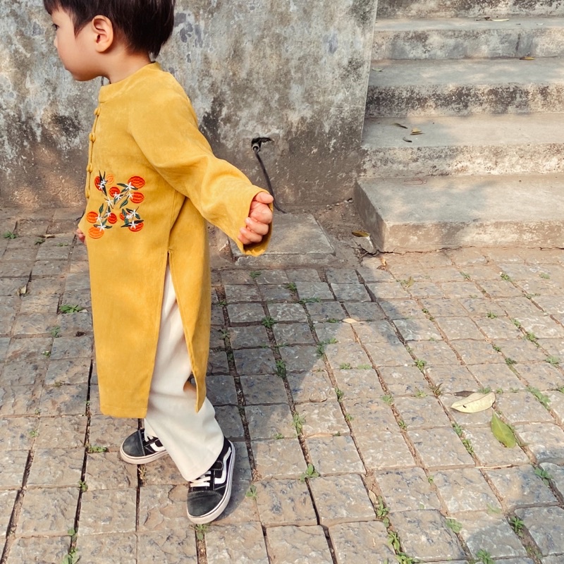 Áo dài cách tân bé trai LỘC XUÂN | thiết kế Dương Oyy