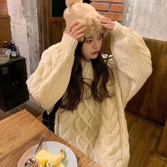 Áo len dáng dài qua mông dệt kim nhiều màu thời trang hàn quốc