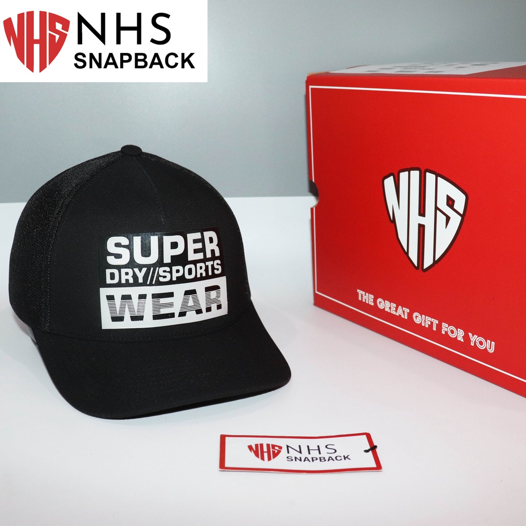 Nón NHS Snapback Superwar đen Super001