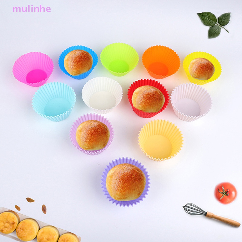 Khuôn Silicone Làm Bánh Hình Tròn Tiện Dụng