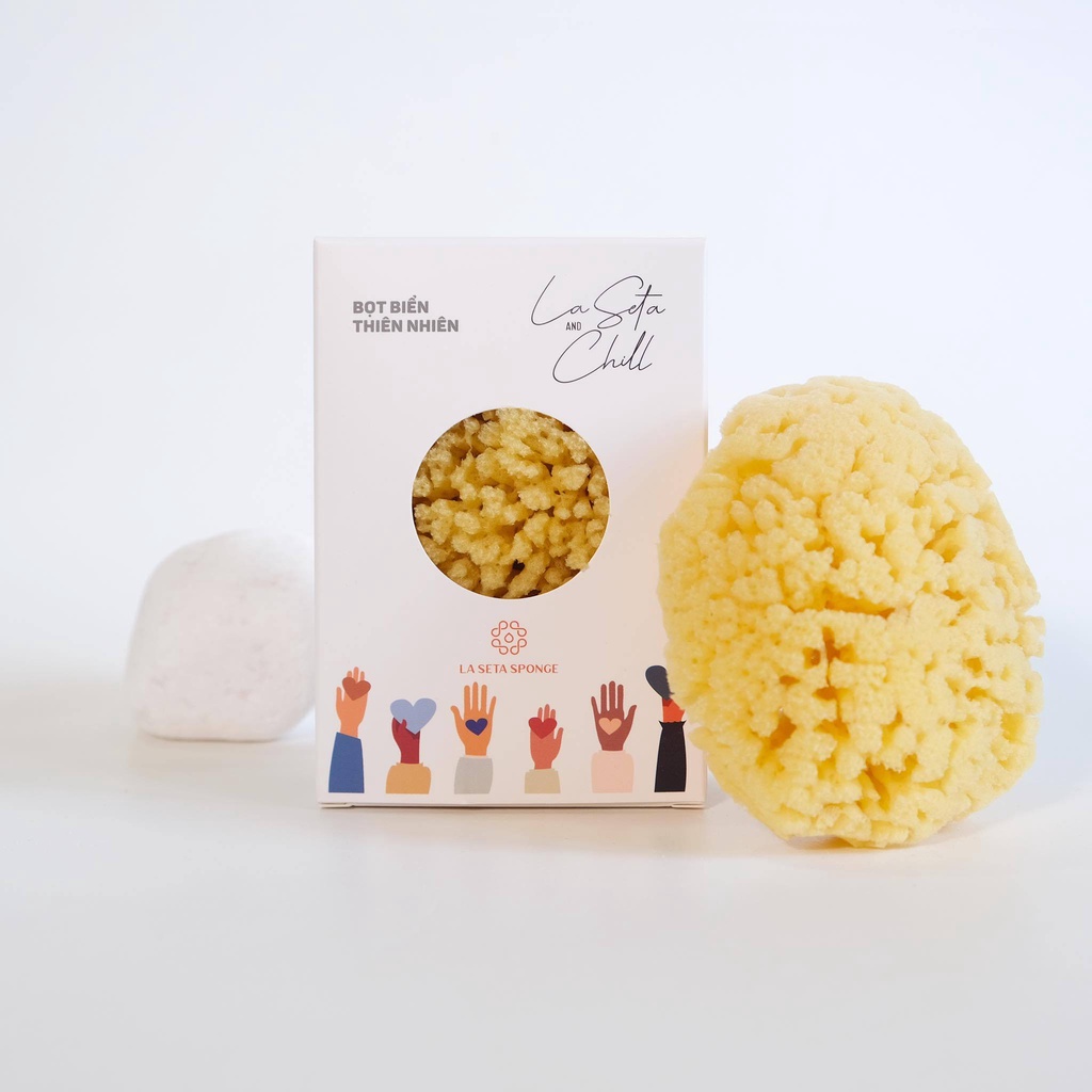 Bọt Biển Tắm Gội 100% Thiên Nhiên_YELLOW FLORIDA