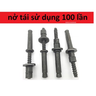 Nở sắt tái sử dụng | bulong tái sử dụng | nở sắt khoan rút lõi | tái sử dụng hơn 100 lần | dùng cố định khoan rút lõi