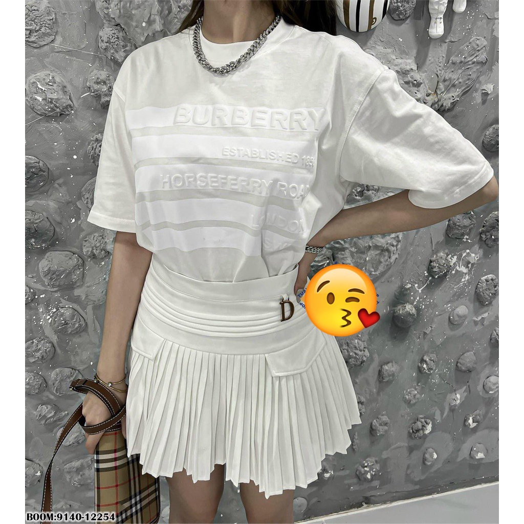 Áo Thun Nam Nữ In Chữ Nổi BBR Vải Mát Mịn - Áo Phông Nam Vân Nổi Cực Hot Trend