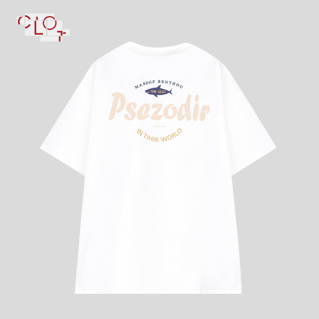 CLOT Áo thun tay lỡ unisex nâu bigsize vintage áo from rộng nữ ulzzang 100%cotton