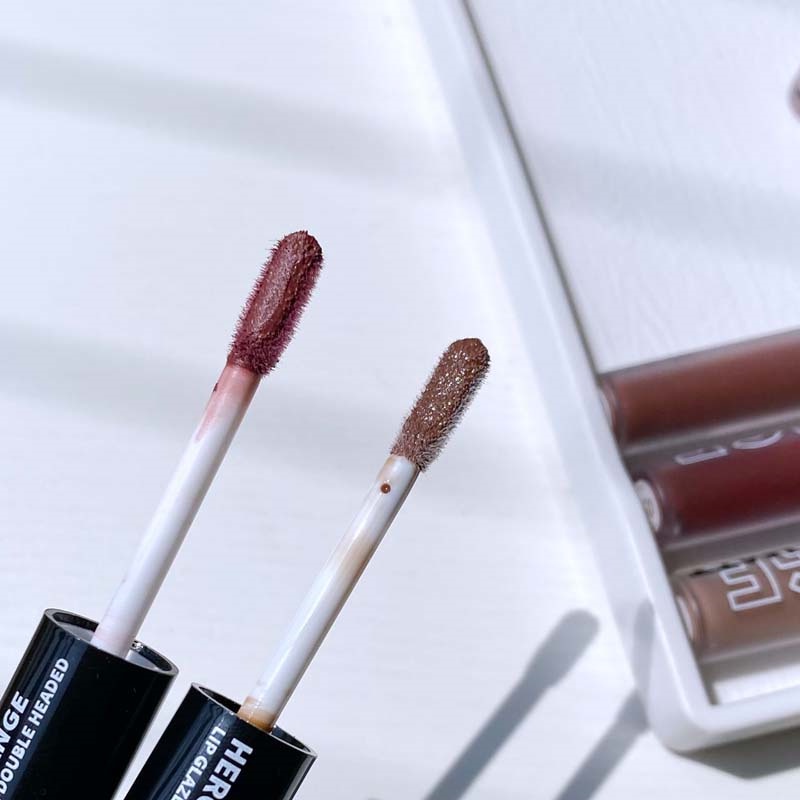 Son Kem Hai Đầu Hiệu Ứng Lì Dưỡng Ẩm Kháng Nước Lâu Trôi