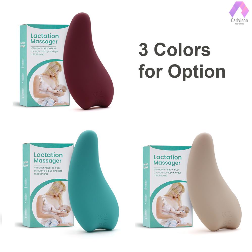 Máy Massage Ngực Silicone Mềm Làm Ấm + Rung Cho Mẹ Bầu Cải Thiện Lưu Lượng Sữa Sau Sinh