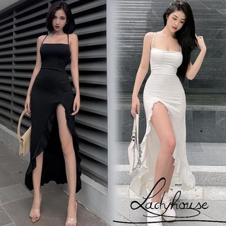 Ldd-nữ Dài, Spaghetti Dây Lưng Viền Ôm Vừa Vặn Đầm Cho Tiệc Cocktail