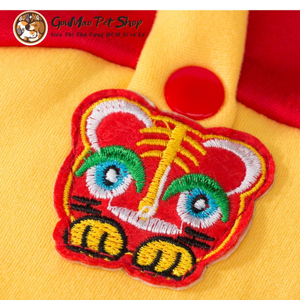 Áo tết cho chó mèo , mẫu mới siêu xinh hàng cao cấp HIPIDOG - GOUMAO PET