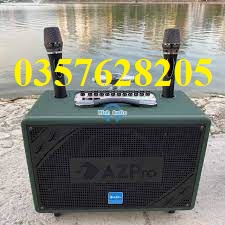 Loa Karaoke AZPro AZ318, AZPro AZ-318 Bass 20cm, Kèm 2 Micro, Hàng chính hãng