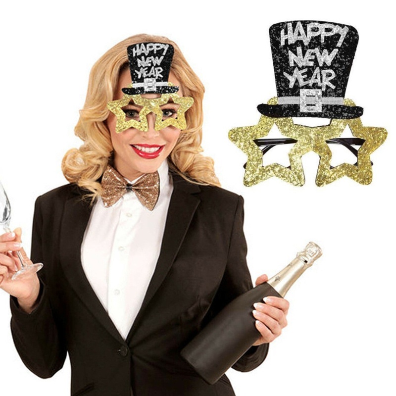 Mắt Kính Hóa Trang Năm Mới Vui Nhộn Thoải Mái Cho Người Lớn Và Trẻ Em