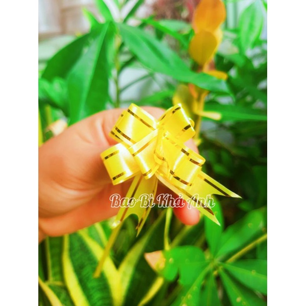 Nơ rút gói quà🎀 1.2cm - 3cm tết 2024 hàng loại 1 siêu đẹp ⛔Bao Bì Khả Anh⛔