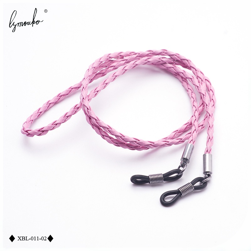 Dây Đeo Kính Mát Bằng Da Silicon Dày Dặn Chống Trượt Kèm Móc Cài Silicone Cho Nam