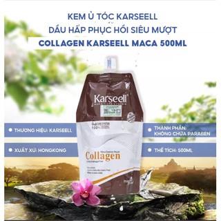 CHÍNH HÃNG - Hấp phục hồi Collagen Karseell Maca 500ml