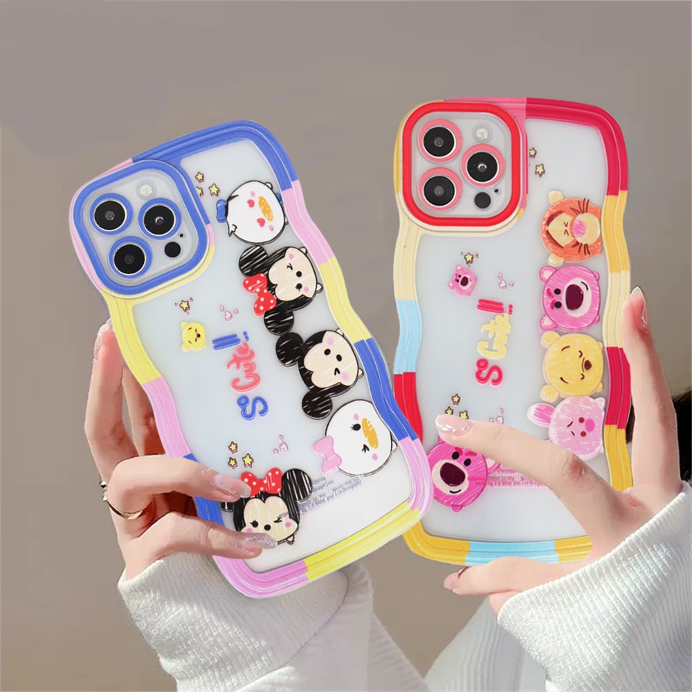 Ốp Điện Thoại TPU Hình Mickey Minnie Cho Realme 10 C30 C31 C35 C21Y C25Y RealmeC11 C25 C17 C15 C12 C3 C2 Realme 8i 7i 5 5i 6i 7Pro