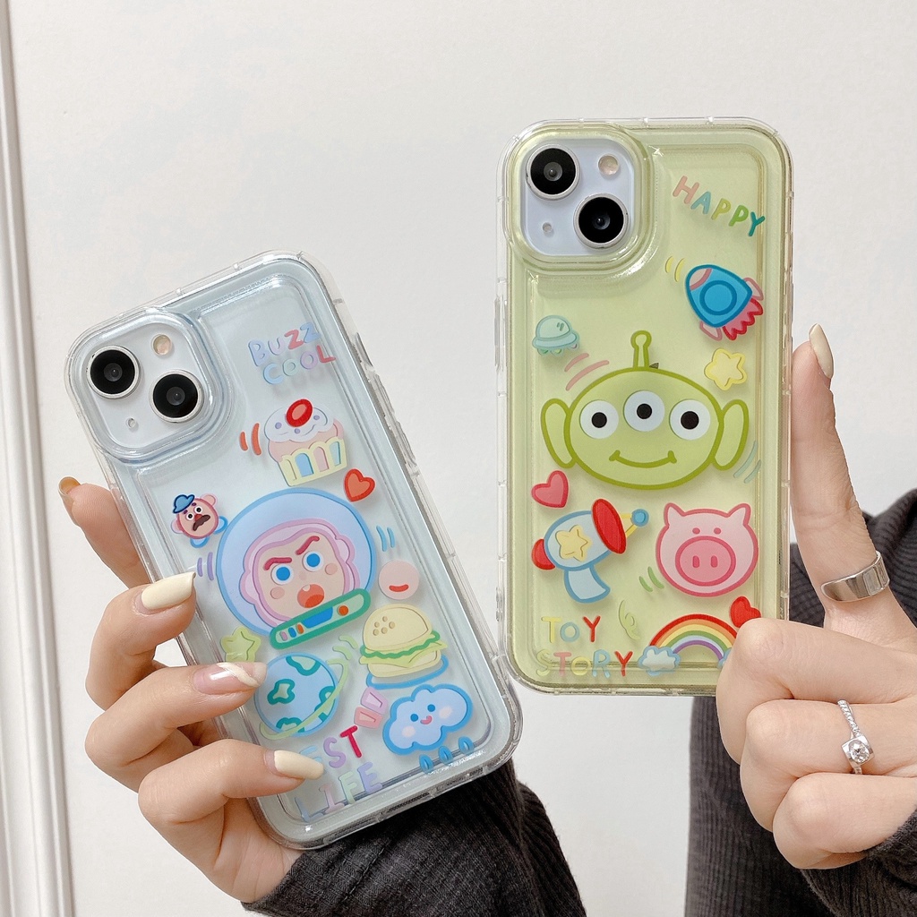 Ốp Điện Thoại Chống Sốc In Hình Gấu Kirby Dễ Thương Cho iPhone 14 / 13 / 12 / 11 / X / 8 / 7P / 6