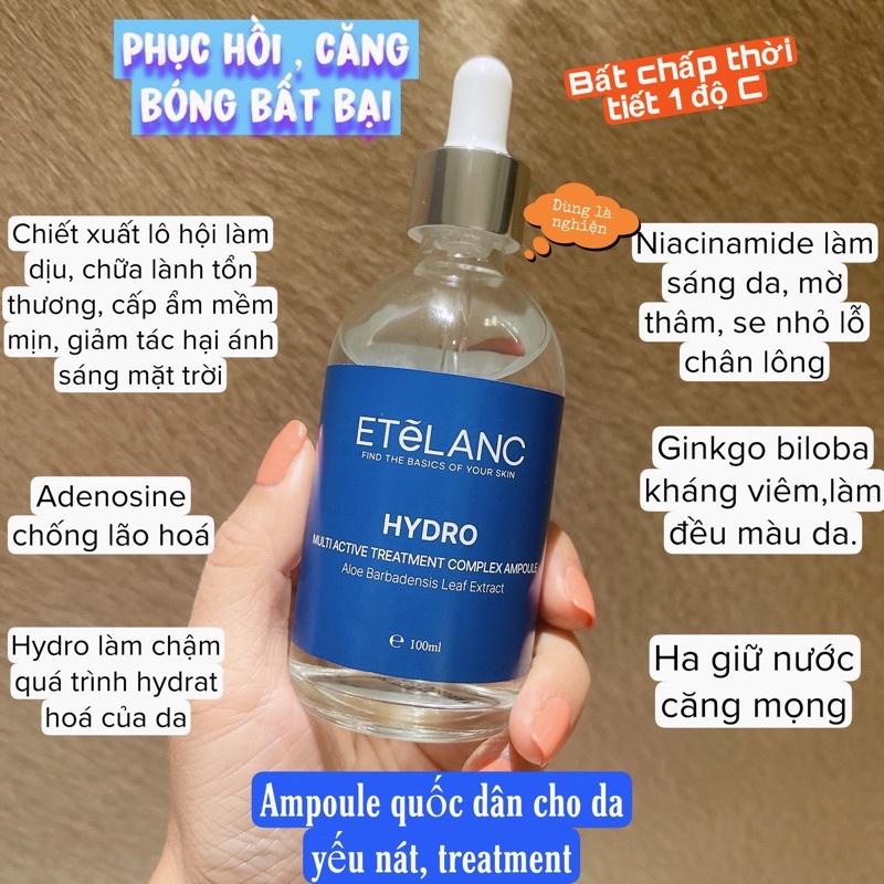 Serum HA Dưỡng Ẩm Sâu EteLANC- Cấp Nước, Phục Hồi, Làm Sáng, Căng Bóng Da Hiệu Quả
