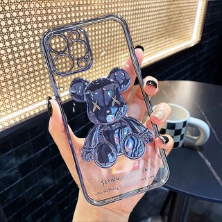 Ốp Điện Thoại In Hình Gấu Kaws Cho IPhone 14 Pro Max 13 13Pro 13Promax 12 12Pro
