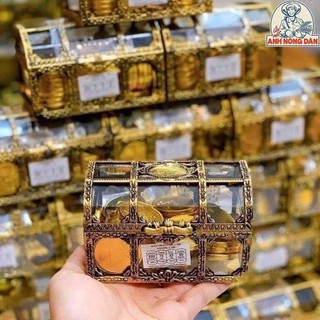 Socola rương vàng tài lộc thái lan, quà biếu tết 2021