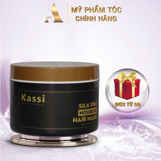Dầu hấp tóc Kassi ủ tóc Silk Pro giảm khô xơ, làm mềm mại, chắc khỏe 300ml UT01