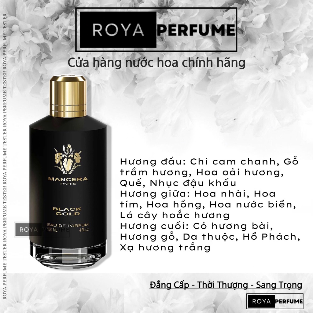 -𝑹𝑶𝑱𝑨- Nước Hoa Mancera Paris Black Gold -𝑹𝑶𝑱𝑨-