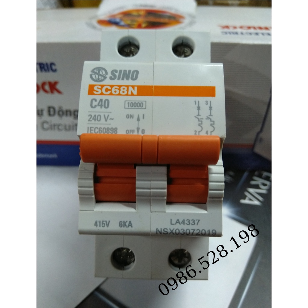 Át MCB SINO 1P 2P 3P chính hãng