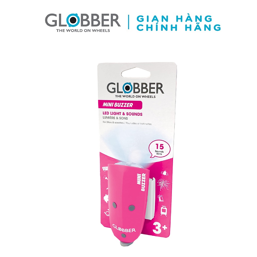 Bộ Tín Hiệu Còi, Đèn Globber Mini Buzzer – Hồng