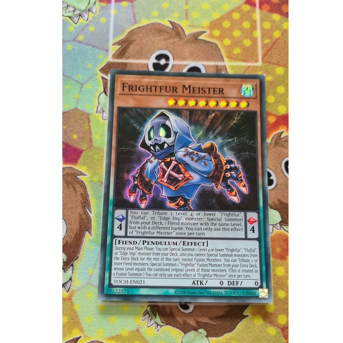 Thẻ Bài Yugioh Mint90 Pen Frightfur Meister - TOCH-EN021 - Super Rare