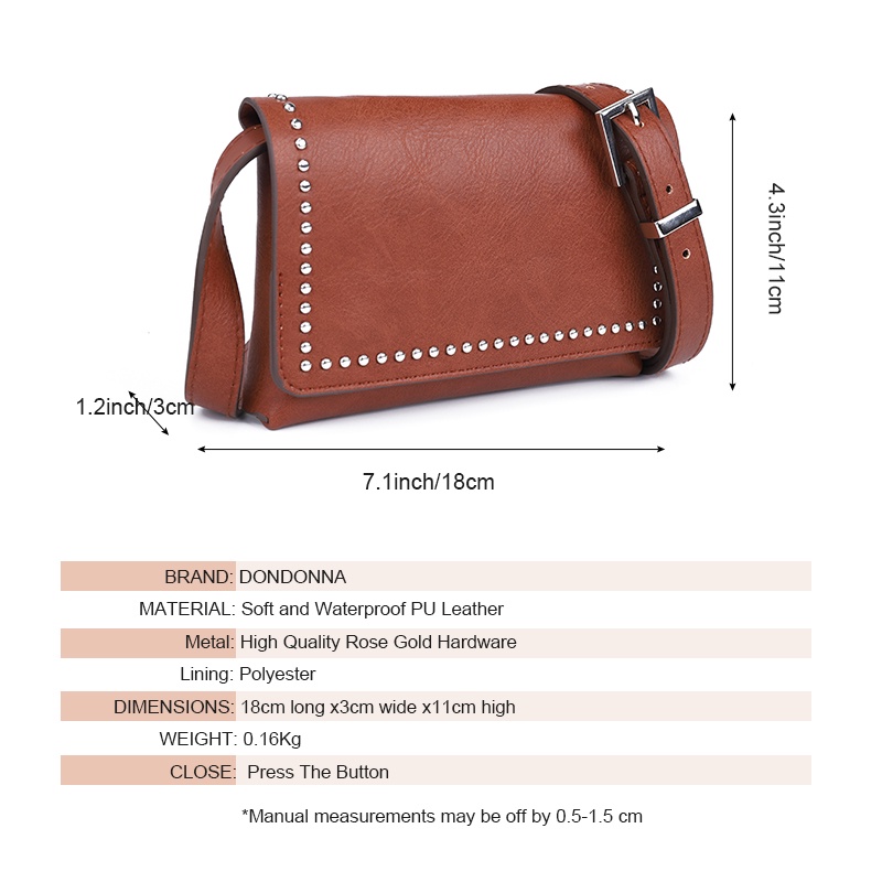 Túi xách AFKOMST da PU có thể điều chỉnh thời trang dành cho nữ