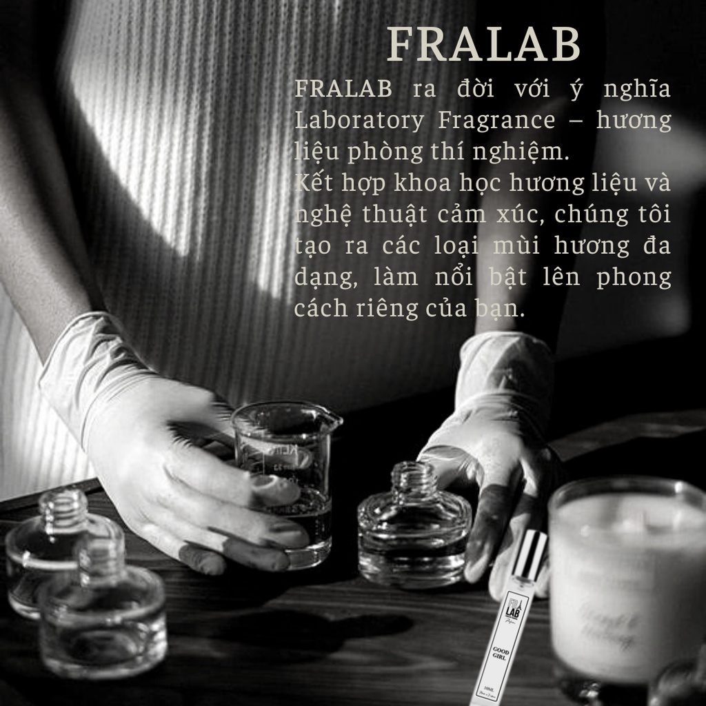 Tinh Dầu Nước Hoa Nữ Fralab Coco Fra Mademoiselle EDP 10ml, Thanh Lịch, Quý Phái, Sang Trọng