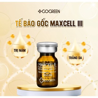 TẾ BÀO GỐC MAXCELL III HÀN QUỐC ( trắng da, phục hồi, chống lão hóa)