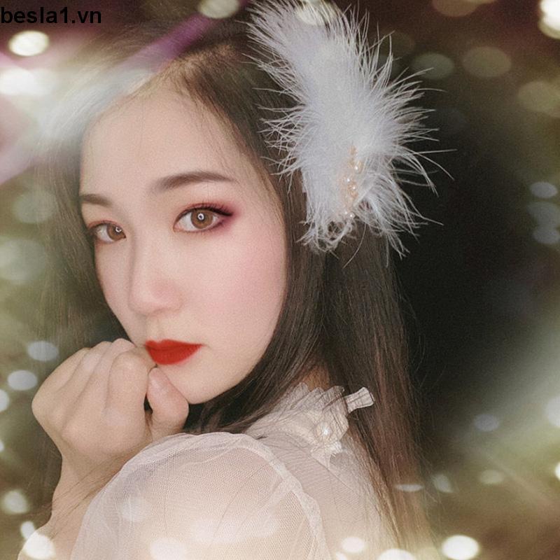 ✨✨Kẹp tóc hình lông vũ phong cách Hàn Quốc thời trang đơn giản cho nữ