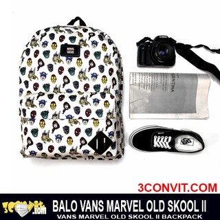 Balo Van s X Marvel Old Skool II màu trắng