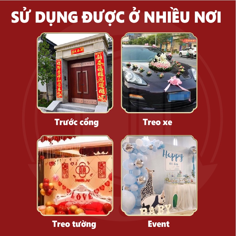 Hộp 60 miếng băng keo acrylic siêu dính ⭐ Băng keo 2 mặt chống nước dán mọi bề mặt NANORON