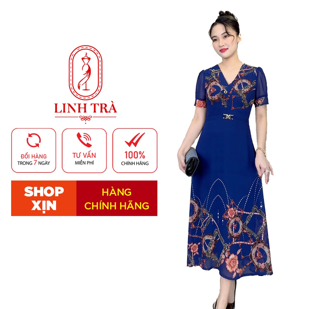 (TM 1196) Trẻ Trung Thiết Kế Trang Nhã Thanh Lịch Bigsize Đi Làm Đi Tiệc Cho Bà Cho Mẹ U50